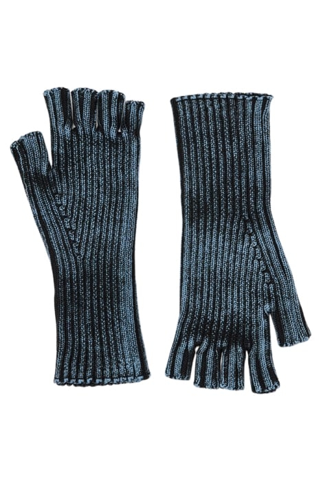 FINGERLESS GLOVE IN MARBL COBALT 1