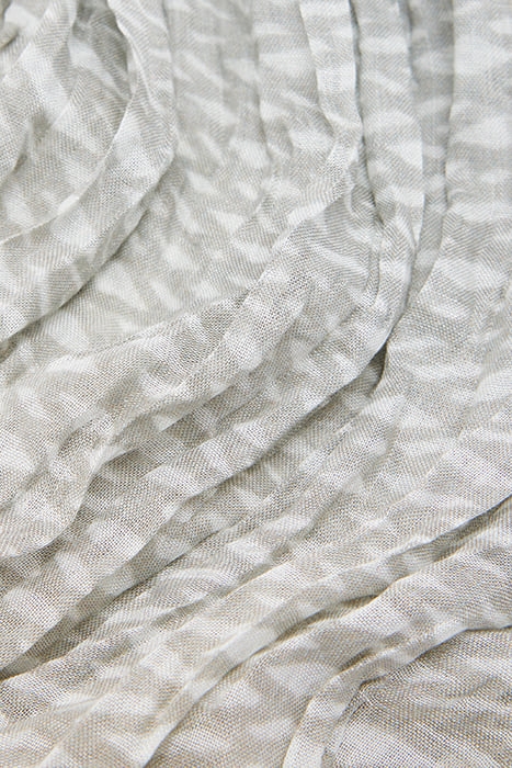 ABSTRACT ZEBRA PRINTED SCARF DARK MOSS 2