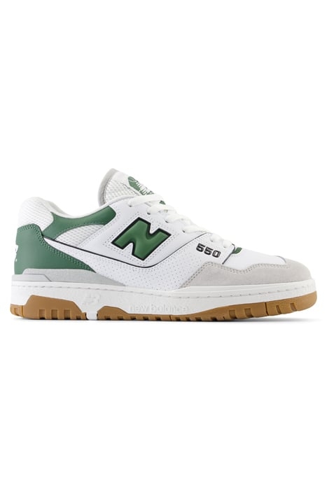 BB550ESB SNEAKERS IN WHITE & GREEN 1