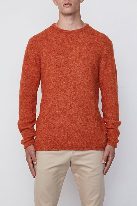 ROUND COLLAR LONGSLEEVES SWEATER ROUILLE CHINE 1