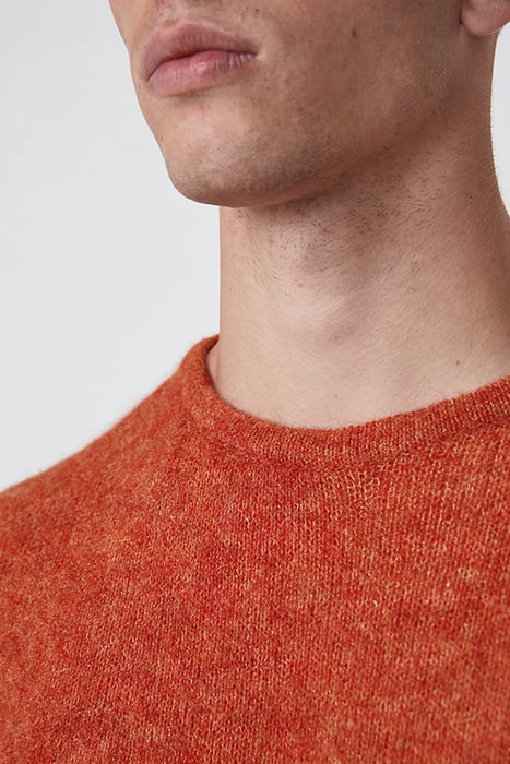 ROUND COLLAR LONGSLEEVES SWEATER ROUILLE CHINE 5