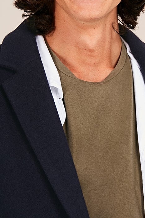 LONG SLEEVES-MID LENGTH COAT NAVY 4