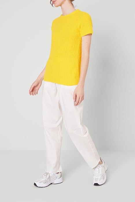 FITTED SHORT-SLEEVE CREW NECK JUMPER SOLEIL 3