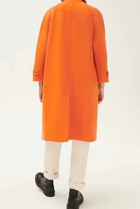 SHIRT COLLAR 7/8 SLEEVES COAT TANGERINE 2