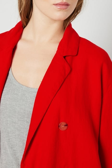 7/8 SLEEVES STRAIGHT BLAZER PIMENT 6