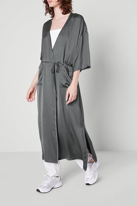 7/8 SLEEVES BELTED KIMONO JACKET METAL 4