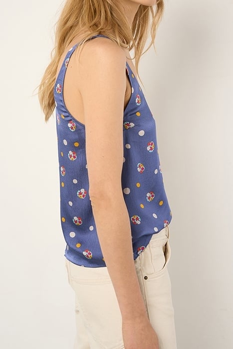 THIN STRAPE U COLLAR SHORT TANK TOP NICOLE 4