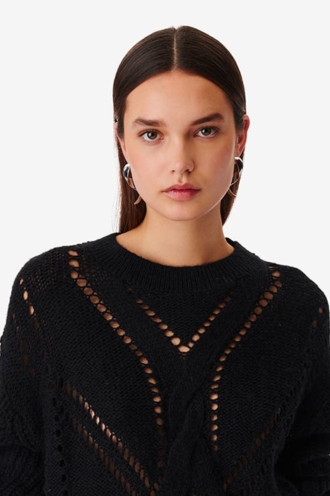 TEODORA KNITTED SWEATER IN BLACK 5
