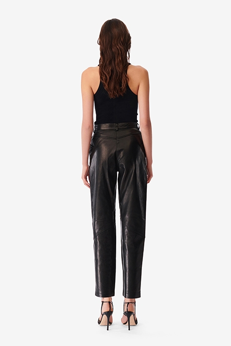 HAZEL LEATHER PANT IN BLACK 2