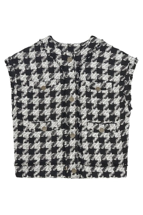 LILOUS VEST IN BLACK/WHITE 4