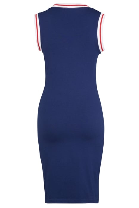 THISTED V-NECK DRESS MEDIEVAL BLUE 2