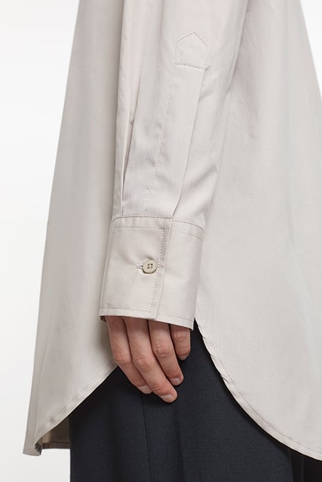 FITTED LONG BLOUSE SHIRTS & BLOUSES PLASTER BEIGE 6