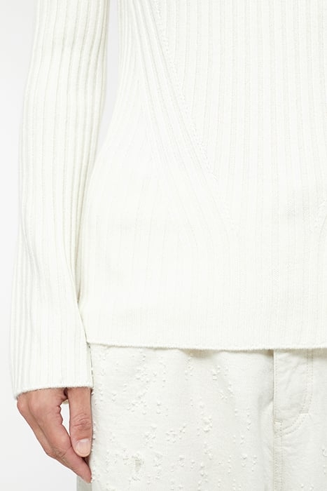 CREW NECK LONG SLEEVE KNITS IVORY 6