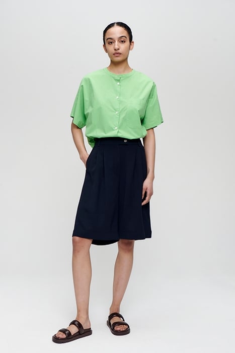 BOXY ORGANIC COTTON TOP GRASS GREEN 2