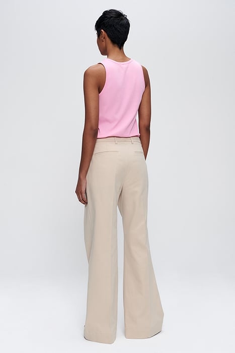 SOFT TWILL WIDE LEG PANTS SIMPLY TAUPE 3