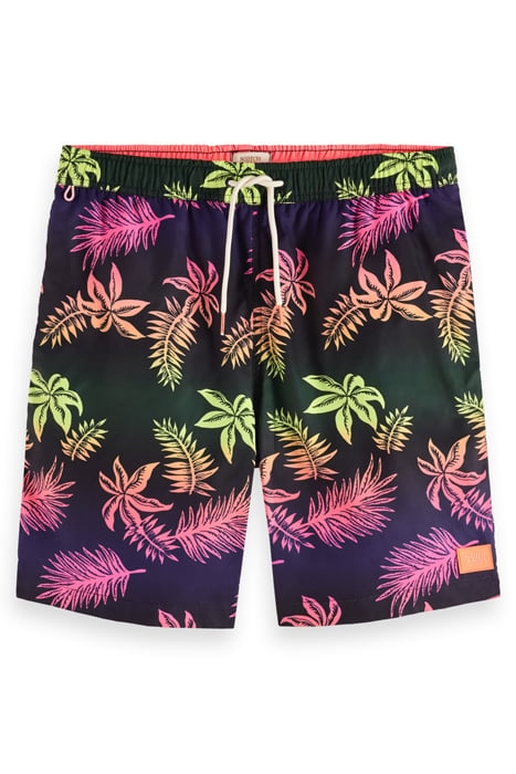 LONG LENGTH - PRINTED SWIMSHORT GRADIENT LEAF AOP 4