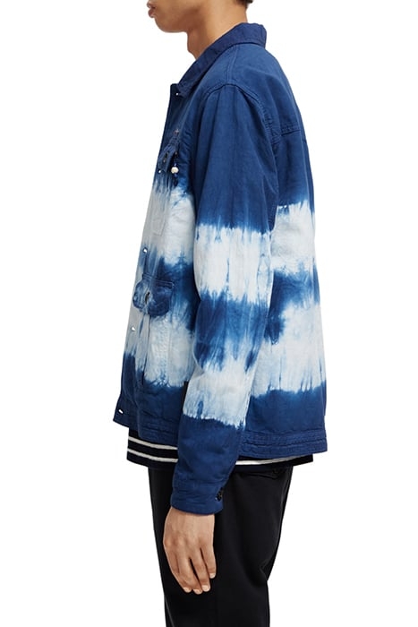 GARMENT-DYED ARMY JACKET NIGHT TIE DYE 6