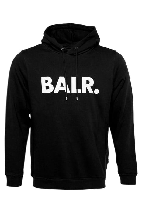 BALR. BRAND STRAIGHT HOODIE BLACK 3