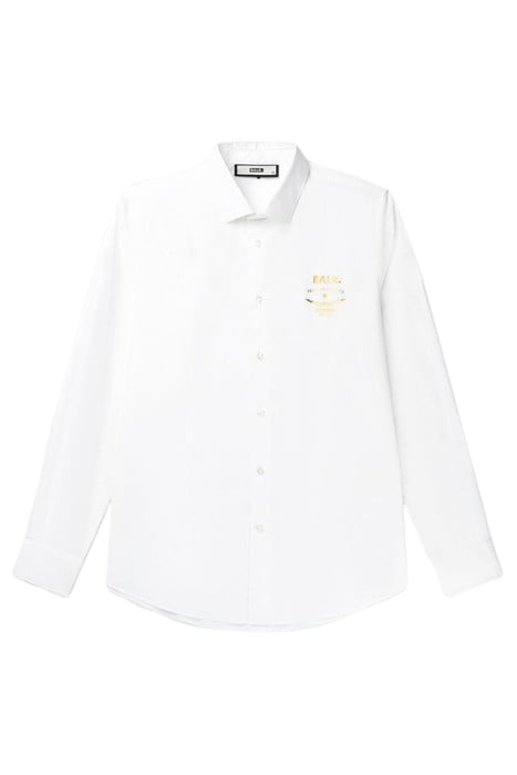 PHILLIPE SLIM EMBLEM SHIRT BRIGHT WHITE 3