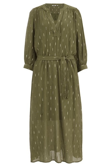 DRESS MID LENGTH OLIVE GREEN 3