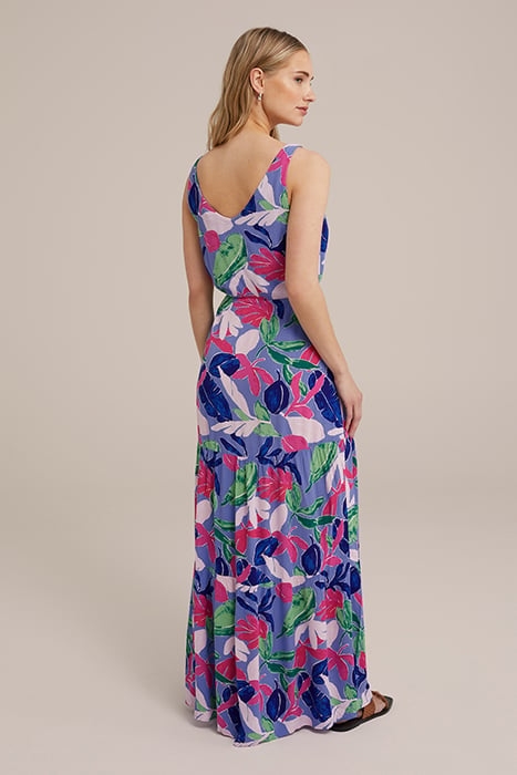 DRESS MAXI LENGTH MULTI-COLOURED 2