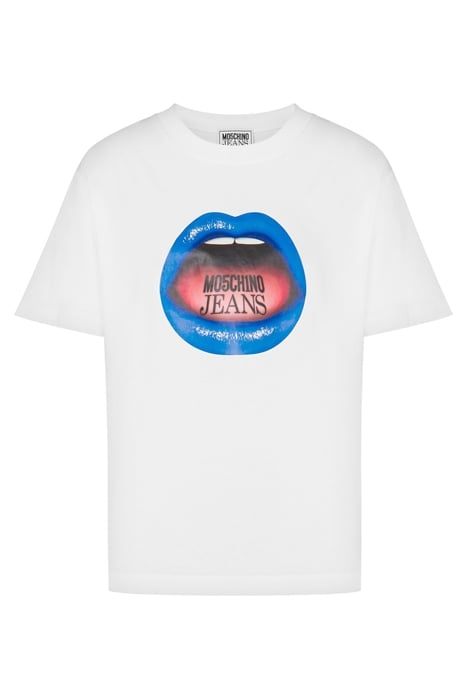 MOUTH PRINT JERSEY T-SHIRT WHITE 3