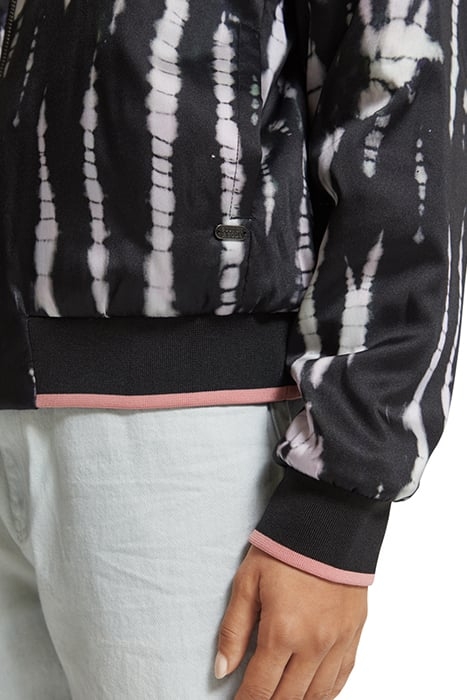 REVERSIBLE PRINTED BOMBER TIE DYE ROPE 8