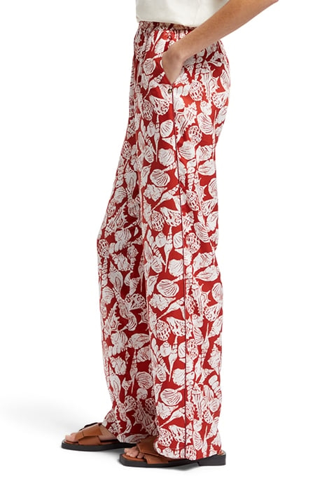 GIA SHELL BATIK PRINTED PANT SHELL BATIK TERRACOTTA 5