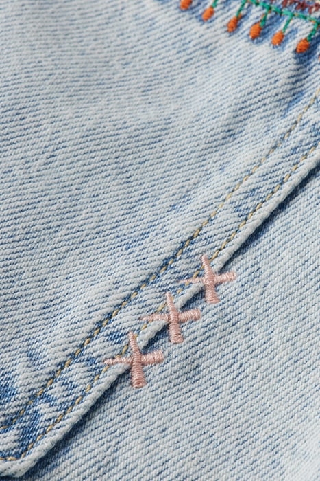 THE RAY 5 POCKET LOW RISE DENIM SHORT — SEA STAR 3