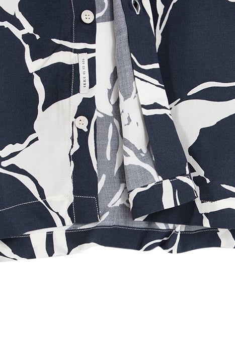 SLATE LENZING™ ECOVERO™ FLOWERY SLIM SHIRT 5