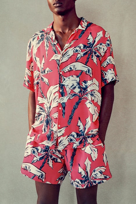 CAYENNE RECYCLED SWIM SHORTS WITH PALM TREES 4