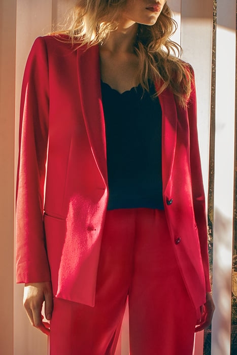 FUCHSIA LOOSE SUIT JACKET 8