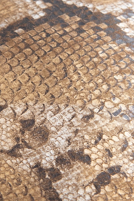 GOLD LEATHER PYTHON CARDHOLDER 5