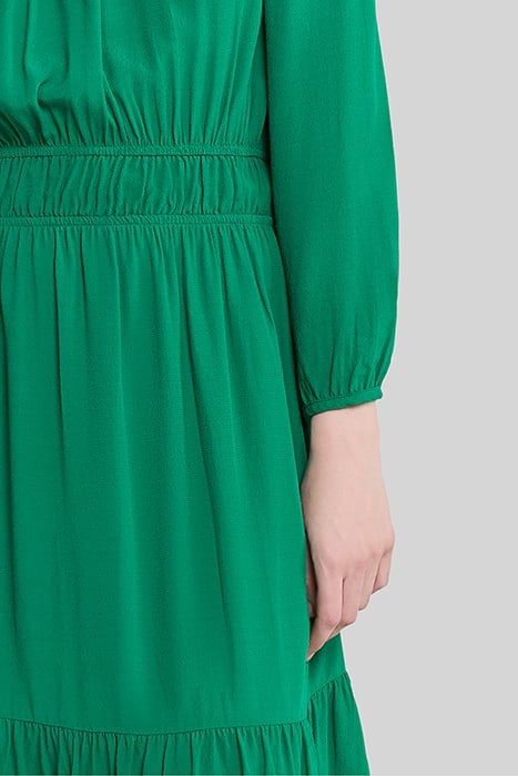 MINT UPCYCLED DRESS WITH RUFF COLLAR 7