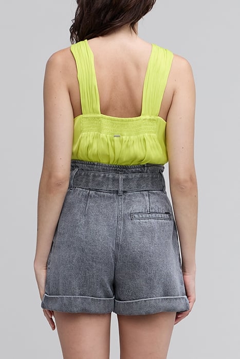 YELLOW TIE-NECK TOP 2