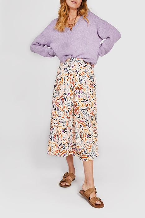 MAUVE LUREX KNIT SWEATER 1