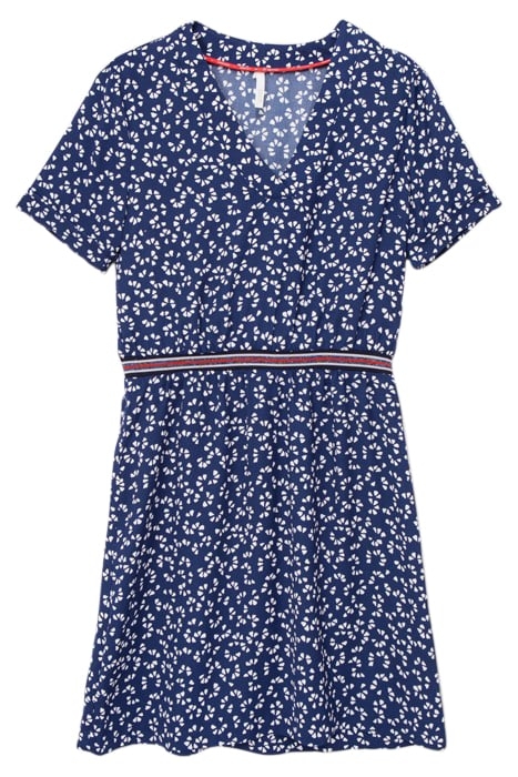 NAVY GRAPHIC PRINT DRESS 3