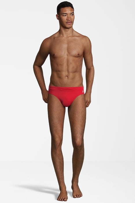 SANTOS SWIM BRIEFS TRUE RED 3
