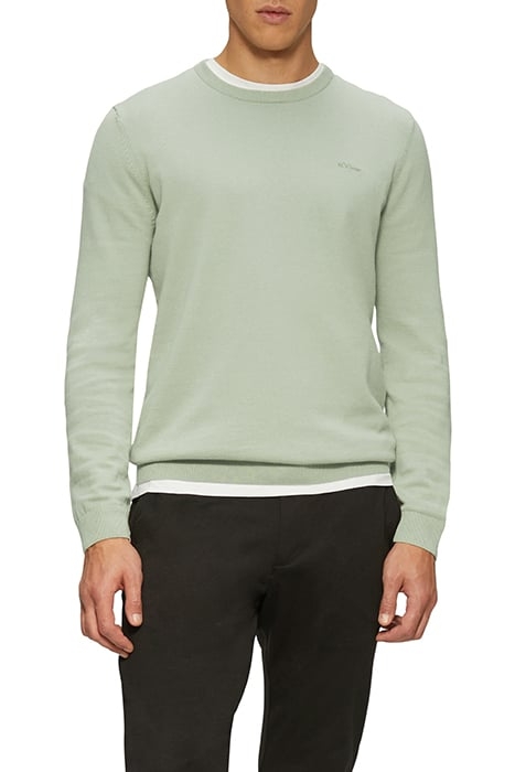 S.OLIVER PULLOVER GREEN-OLIVE 1