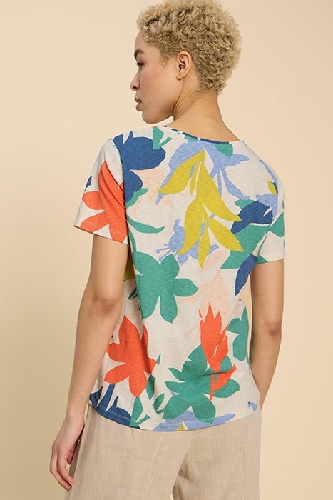 ABBIE PRINT TEE WHITE PRINT 2