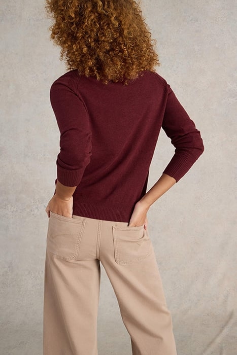 LULU CARDI DARK PLUM 2