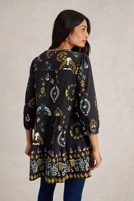MARTA TUNIC BLACK PRINT 2