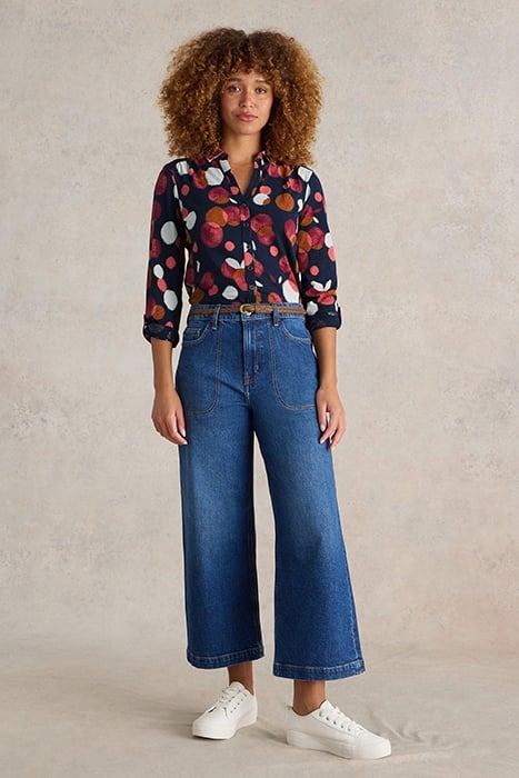 ANNIE JERSEY SHIRT PLUM PRINT 3