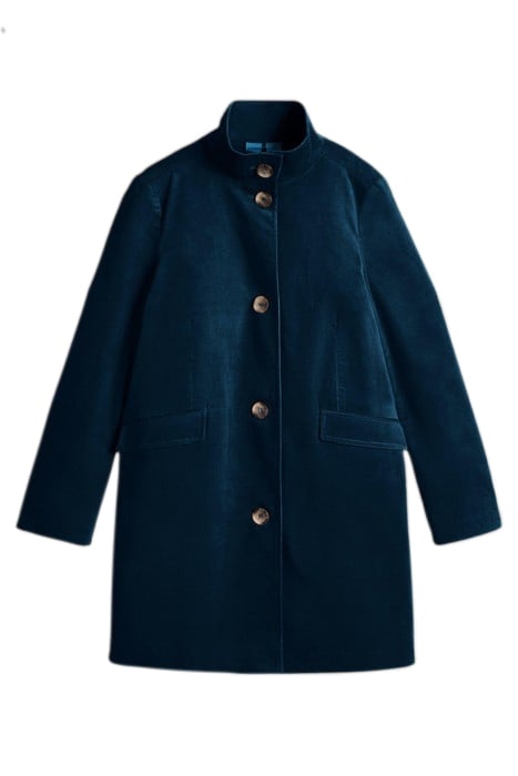 KARLA VELVET COAT DARK TEAL 3