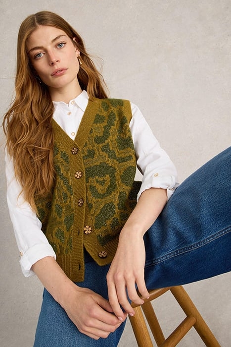 SIDNEY SPARKLE TANK GREEN MULTI 4