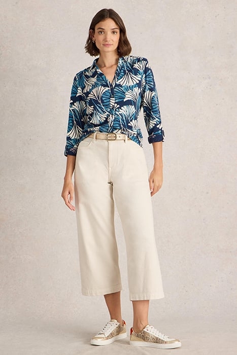 ANNIE JERSEY SHIRT BLUE PRINT 1