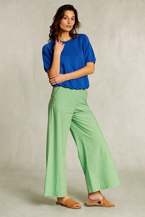 GREEN WIDE LEG PANTS 3