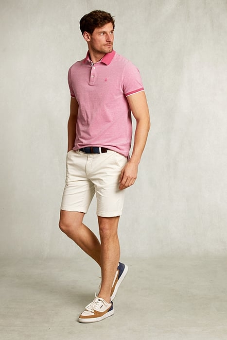 CUSTOM FIT COTTON POLO AMARANTH PINK 3