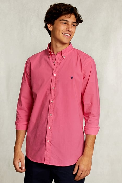 CUSTOM FIT POPLIN SHIRT BONHEUR PINK 1