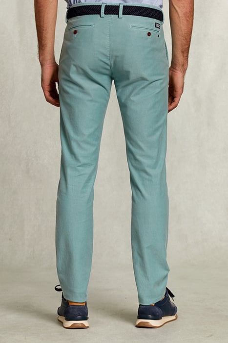 SLIM FIT COTTON CHINO LIANA GREEN 2